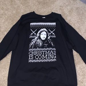 John Snow Christmas Is Coming Ugly Sweater
